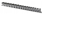 HONITON NASADKI  17cz. 3/8" 8-24mm KRÓTKIE 2208