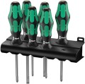 Wera 335/350/355/6 Kraftform Plus Zestaw Śrubokręt standardowy - 2608274