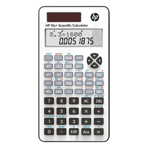 HP Kalkulator naukowy biurowy HP 10SPLUS/INT BX, 240 funkcji, 147x77x24mm, biały - 2490030