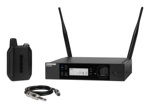 Shure GLXD14R+E-Z4 - Cyfrowy system bezprzewodowy DUAL BAND z nadajnikiem bodypack i kablem gitarowym W302 - 2589678