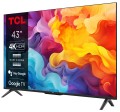 Telewizor TCL 43P655 LED 43'' 4K Ultra HD Google TV Dolby Vision DVB-T2 Czarny - 2600435