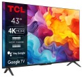 Telewizor TCL 43P655 LED 43'' 4K Ultra HD Google TV Dolby Vision DVB-T2 Czarny - 2600436