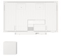 Telewizor TCL NXTFrame 55A300 PRO QLED 55'' 4K Ultra HD 144Hz Google TV Dolby Vision IQ Biały - 2600564
