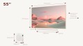 Telewizor TCL NXTFrame 55A300 PRO QLED 55'' 4K Ultra HD 144Hz Google TV Dolby Vision IQ Biały - 2600560