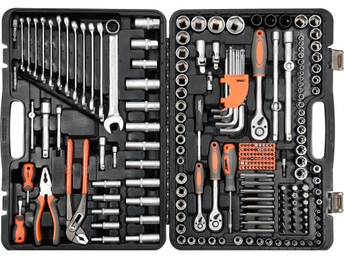 Zestaw kluczy 225 elementów 1/2"/3/8"/1/4" STHOR 58693 - 2592355