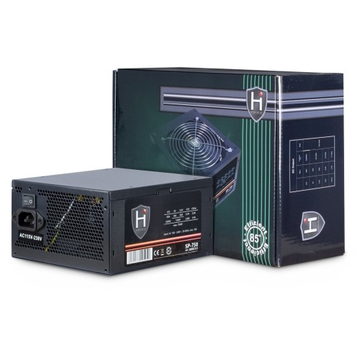 Zasilacz Inter-Tech HIPOWER SP-750 - 750 W - 100 - 240 V - 50 - 60 Hz - 10 A - Aktywny - 120 W - 2602131