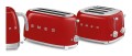 Toster Smeg TSF03RDEU 4 kromek czerwony 2000 W - 2611545