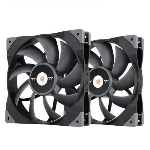 Thermaltake TOUGHFAN 14 Obudowa komputera Wentylator 14 cm Czarny 2 szt. - 2613059