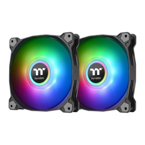 Thermaltake Pure Duo 14 Uniwersalne Wentylator 14 cm Czarny 2 szt.