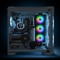 Thermaltake Pure Duo 14 Uniwersalne Wentylator 14 cm Czarny 2 szt. - 1015522