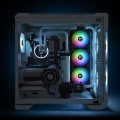Thermaltake Pure Duo 14 Uniwersalne Wentylator 14 cm Czarny 2 szt. - 2613065