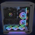 Thermaltake SWAFAN 14 RGB Obudowa komputera Wentylator 14 cm Czarny 3 szt. - 2613067