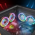 Thermaltake SWAFAN 14 RGB Obudowa komputera Wentylator 14 cm Czarny 3 szt. - 2613072