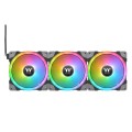 Thermaltake SWAFAN EX12 RGB PC Cooling Fan TT Premium Edition Obudowa komputera Chłodnica powietrza 12 cm Czarny 3 szt. - 1602673