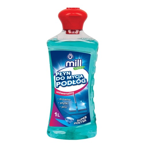 MILL CLEAN płyn do mycia podłóg Uniwersalny o zapachu Grejpfruta 1l (opak.zb 9 szt.) - 2584657