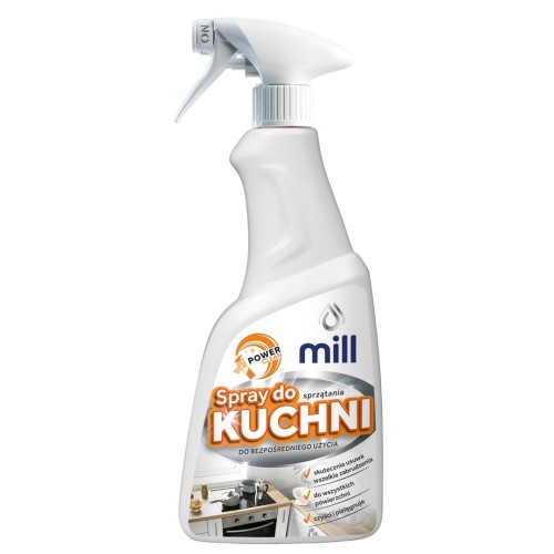 MILL KITCHEN Spray do czyszczenia kuchni, produkt do sprzątania 555 ml (opak.zb 6 szt.) - 2584639