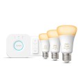 Philips Hue White ambiance Zestaw startowy: 3 inteligentne żarówki E27 (1100) + regulator przyciemniania Hue Dimmer switch - 2128616