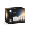 Philips Hue White ambiance Zestaw startowy: 3 inteligentne żarówki E27 (1100) + regulator przyciemniania Hue Dimmer switch - 2128618