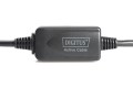 Kabel DIGITUS DA-73101 (USB M - USB F; 15m; kolor czarny) - 2130570