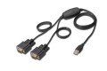 Kabel DIGITUS USB 2.0 do 2xRS232 - 2587742