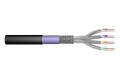 Digitus Kabel instalacyjny zewnętrzny suchy kat.7, S/FTP, AWG 23/1, PE, 100m, czarny, szpula - 2614081
