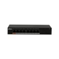Dahua Europe PFS3008-8GT-96 łącza sieciowe Nie zarządzany L2 Gigabit Ethernet (10/100/1000) Czarny Obsługa PoE - 2614119
