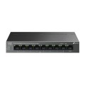 TP-Link LiteWave LS109P łącza sieciowe Nie zarządzany Fast Ethernet (10/100) Obsługa PoE Czarny - 2614134