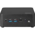 MSI Cubi NUC 1M-003EU i3-100U 8GB SSD512GB Intel UHD Graphics AX211 WiFi 6E Windows 11 Pro Black - 2228145