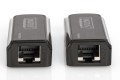 Mini Extender HDMI do 50m po Cat.5e/6/7 FHD1080p 60Hz HDCP 1.2 z audio (zestaw) - 2589141