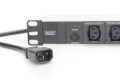 Digitus Listwa zasilająca PDU 19" Rack, 10x gniazdo C13, 2.0m, 1x wtyk C14, 10A, zabezpieczenie przeciążeniowe, profil aluminiowy - 2513138