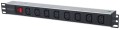 Intellinet 163620 rozdzielacz zasilania PDU 8 x gniazdo sieciowe 1U Czarny, Srebrny - 1125726
