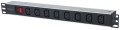 Intellinet 163620 rozdzielacz zasilania PDU 8 x gniazdo sieciowe 1U Czarny, Srebrny - 2614457