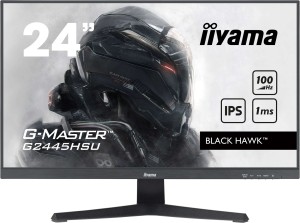 Monitor iiyama 23,8" G-Master G2445HSU-B2 Black Hawk IPS FHD 100Hz HDMI DP HUB głośniki