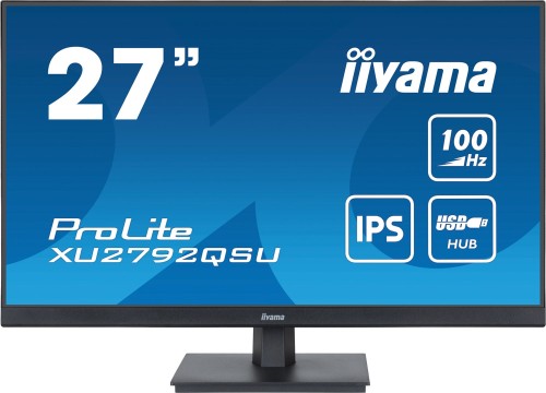 iiyama ProLite monitor komputerowy 68,6 cm (27") 2560 x 1440 px Dual WQHD LED Czarny - 2615131