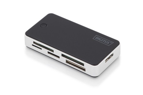 Czytnik kart 5-portowy USB 3.0 SuperSpeed(ALL-IN-ONE) czarno-srebrny - 2059289