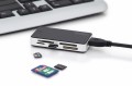 Czytnik kart 5-portowy USB 3.0 SuperSpeed(ALL-IN-ONE) czarno-srebrny - 1918034