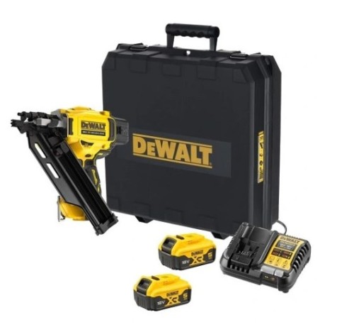 GWOŹDZIARKA 18V DEWALT DCN930P2 33° 64-90mm 2x5,0Ah - 2615187