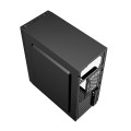 GEMBIRD OBUDOWA FORNAX 500 MIDI-TOWER (2X USB 3.1, 1X USB 2.0, HD AUDIO, SZKLANY PANEL BOCZNY, PODŚWIETLENIE ARGB) CZARNA - 1606846