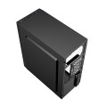 GEMBIRD OBUDOWA FORNAX 500 MIDI-TOWER (2X USB 3.1, 1X USB 2.0, HD AUDIO, SZKLANY PANEL BOCZNY, PODŚWIETLENIE ARGB) CZARNA - 2615554