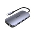 UNITEK D1071A hub i koncentrator USB 3.0 SuperSpeed 5 Gb/s Srebrny - 2616308