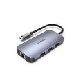 UNITEK D1071A hub i koncentrator USB 3.0 SuperSpeed 5 Gb/s Srebrny - 2616299