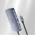 UNITEK D1071A hub i koncentrator USB 3.0 SuperSpeed 5 Gb/s Srebrny - 2616307