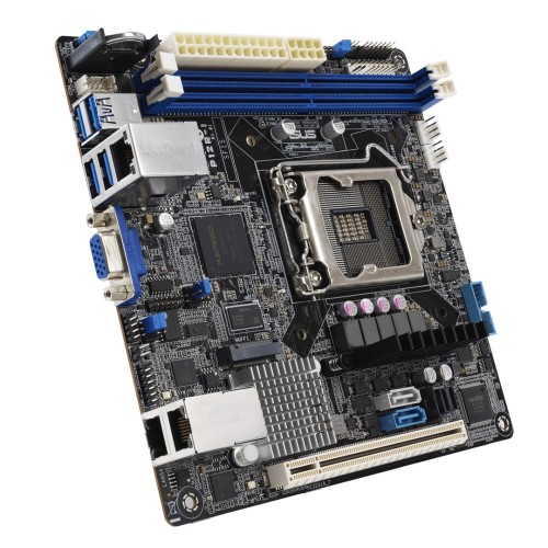 Płyta Serwerowa ASUS P12R-I/ASMB10 LGA-1200, C252,2DIMM, 1*PCIe x1slot, 6*SATA ports, 2*M2, 2 x Intel® I210AT + 1 x Mgmt LAN, ASMB10, MiniITX - 2616654