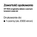 HP 410A oryginalny wkład z czarnym tonerem LaserJet - 2519107