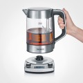 SEVERIN CZAJNIK ELEKTRYCZNY SZKŁO-STAL, REG. TEMPERATURY, SITKO DO HERBATY, AUT. PROGRAM, KONTROLER STRIX, 1,7L 3000W WK3422 - 2611590