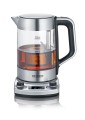 SEVERIN CZAJNIK ELEKTRYCZNY SZKŁO-STAL, REG. TEMPERATURY, SITKO DO HERBATY, AUT. PROGRAM, KONTROLER STRIX, 1,7L 3000W WK3422 - 2611613