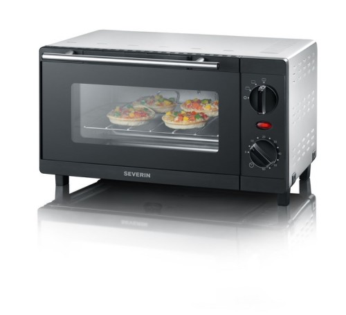 SEVERIN MINI PIEKARNIK, POJEMNOŚĆ 9 LITR., TIMER DO 60 MIN., KRATKA DO GRILLOWANIA I PIECZENIA, MOC 800 W TO2052 - 2612033