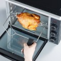 SEVERIN MINI PIEKARNIK Z TERMOOBIEGIEM, PÓJ. 30 L , TEMP. DO 230°C, TIMER DO 120 MIN., ROŻNO, RUSZT I BLACHA MOC 1600W TO2056 - 2612044