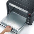SEVERIN MINI PIEKARNIK, 20 L, TIMER DO 60 MIN, TEMP. OD 100°C DO 230°C, TACA, BLACHA, RUSZT DO GRILLOWANIA, MOC 1500W TO2067 - 2612057