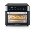 SEVERIN MINI PIEKARNIK Z FUNKCJĄ AIR FRYER, 12 AUTO. PROGRAMÓW, WYŚWIELACZ DOTYKOWY LED, TEMP. 40°C-220°C, 25 L ,2200W TO2077 - 2612063